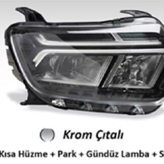 FAR MOTORLU SAĞ KROM ÇITALI DACIA DUSTER (21-24)