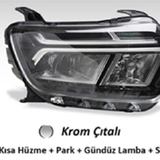 FAR MOTORLU SOL KROM ÇITALI DACIA DUSTER ( 21-24)