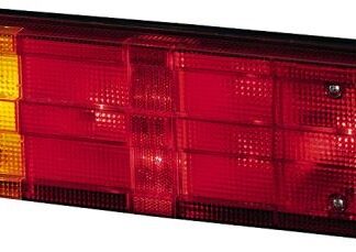 STOP LAMBASI KANALLI SAG KABLOLU ( TESISATLI ) PLAKASIZ MERCEDES ATEGO I-II / AXOR / KISA TIP 470mm / 7 FONKSIYONLU