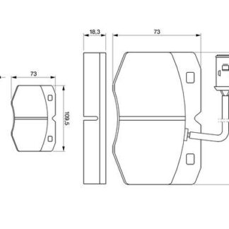 ON FREN DISK BALATA IVECO DAILY III 96 99 30 8 2,5 D / 2,8 D 30.8 30.10