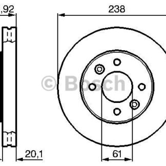 ON FREN AYNASI (DISKI) HAVALI R19 R21 CLIO I II KANGOO MEGANE I SYMBOL I 1,2 / 1,4 / 1,5 / 1,6 / 1,9