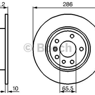 ARKA FREN DISKI (5 BIJON) VECTRA B 2.0I 16V 2.5I V6 95>