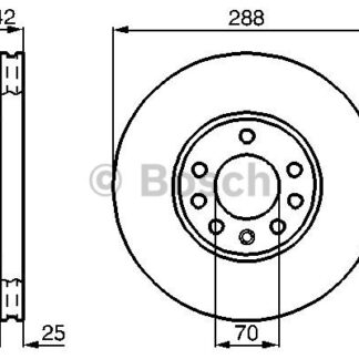 ON FREN AYNASI HAVALI CALIBRA 2.0T / 2.5 V6 92 96 VECTRA B 2.0I / 2.5I / 2.5I V6 95>