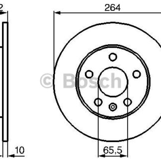 ARKA FREN DISKI (5 BIJON) ASTRA H MERIVA B CORSA C ASTRA G 2,0DI 2,0 16V 1,8 16V 02 / 98>2,0DTI 16V 2,0DI 16V 1,8 16V 08 / 99>