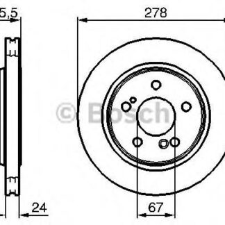 FREN DISKI ARKA W202 97>00 W203 00>07 S203 01>07 W210 97>02 S210 97>03
