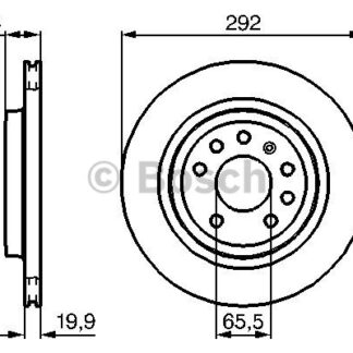 ARKA FREN DISKI HAVALI VECTRA C – SIGNUM / SAAB 9,3