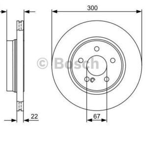 FREN DISKI ARKA W204 07>14 S204 07>14 C207 09>16 A207 11>16