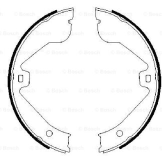FREN BALATASI ARKA (PARK FRENI PABUCU) W164 05>11 W251 07>14 X164 06>12 , VOLKSWAGEN TOUAREG 02>10 A7 10> Q7 06> CAYENNE 02>10 / RANGE ROVER 02-09