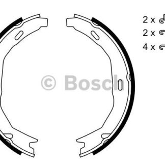 FREN BALATASI ARKA (PARK FRENI PABUCU) W204 07>14 S204 07>14 C204 11> A207 11>16