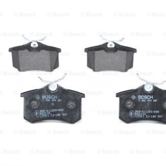 ARKA FREN BALATASI MEGANE II A3 GOLF PASSAT II,III,IV VENTO JETTA II OCTAVIA CORDOBA IBIZA TOLEDO P405 (I II) / (YUKSEKLIK: 52,9 MM, UZUNLUK: 87 MM, KALINLIK: 17 MM)