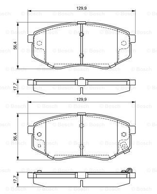 FREN BALATASI ON HYUNDAI IX20 10-> SOUL II 14->