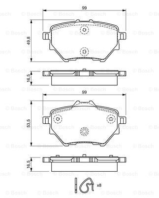 ARKA FREN BALATASI 2008 II-3008-308 II-508 II-PARTNER-RIFTER-BERLINGO-C4 PICASSO II-COMBO-GRANDLAND X 13> TOYOTA PROACE CITY DISK CAPI:268 MM