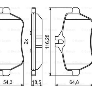 FREN BALATASI ARKA C117 13>19 W222 14>17 V222 14>17 X222 14>17 C217 15>