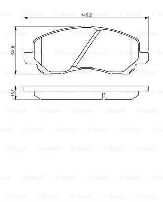 ON FREN BALATASI MITSUBISHI LANCER 03-11 ASX 11-13 GALANT 96-> OUTLANDER 03-> 4008 12-> C4 12-> COMPASS 06-> PATRIOT 07-> SEBRING 07-10 AVENGER 07-> CALIBER 06->