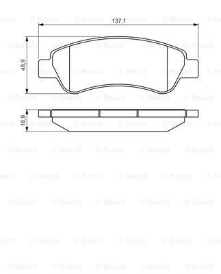 ARKA FREN BALATASI DUCATO BOXER JUMPER 2.8 TDI / 2.3 JTD / 2.0 JTD 2.8 HDI / 2.0 HDI / 2.2 HDI 07>