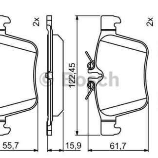 FREN BALATASI ARKA C-CLASS W205 14> S205 14> C205 15> A205 16>