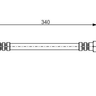 FREN HORTUMU ON 190 W201 85>93 W124 85>93 W126 85>91 R129 93>01