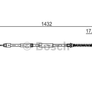EL FREN TELI ARKA SAG SOL CRAFTER SPRINTER (5 TON) / (CIFT TEKER) 06 09 (1432/1112MM)