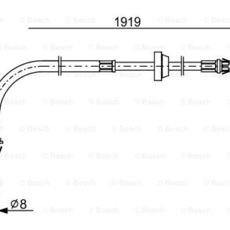 EL FREN TELI ON (SAG / SOL) TRANSIT V347 2,2TDCI / 2,4TDCI / 3,2TDCI 06>13 UZUNLUK: 1919 / 1677
