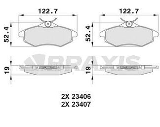 ON FREN BALATASI C2 C3 C3 PLURIEL 1,1 1,4I 1,6HDI 03>