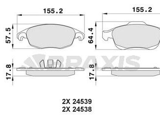 ON FREN BALATASI C4 PICASSO C4 II DS4 1.6HDI 110 / 1.8 16V 10 / 06 PARTNER TEPE BERLINGO III P5008 DS5