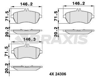 FREN BALATASI ON W204 13>14 S204 13>14 C204 13> W212 13>16 S212 13>16 R172 13>