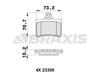 ARKA FREN BALATASI C5 1.8 16V.2.0 16V.2.0 2.2 HDI.3.0 V6 03 / 01>