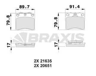 ON FREN BALATASI (15″”) TRANSPORTER T4 CARAVELLE 90>03