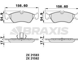 FREN BALATASI ARKA SPRINTER 96>06 LT 28 35 46 96>