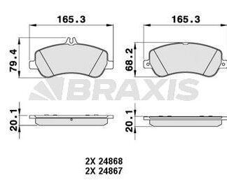 FREN BALATASI ON GLK-CLASS X204 09>15