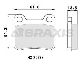 FREN BALATASI ARKA 190 W201 88>93 W202 94>00 C124 87>93 W124 93>95 C124 93>97