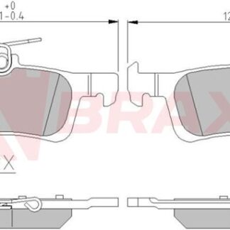 ARKA FREN BALATASI P308 II 13>