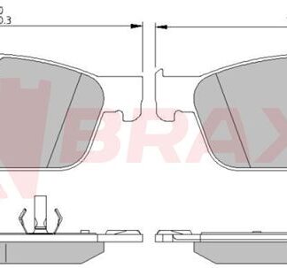 FREN BALATASI ON GL-CLASS X166 12>15 ML-CLASS W166 11>15