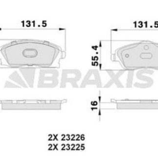 ON FREN BALATASI COMBO C CORSA C 1.3 1.7 CDTI 01=> MERIVA 03=> TIGRA 04=>