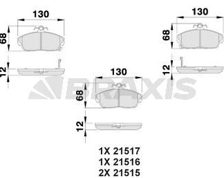 FREN BALATASI ON HONDA CIVIC 2001-2006 EURO CIVIC 1996-1999 ROVER 1996-2000 TATA TELCOLINE