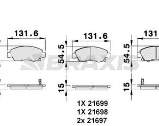 ON FREN BALATASI HONDA CIVIC 1,4 1992 2000 HONDA CITY JAZZ 2004 2008
