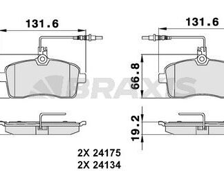 ON FREN BALATASI P407 1.6HDI 110 FAP.1.8 2.0 2.0 HDI 135 FAP 04>FISLI