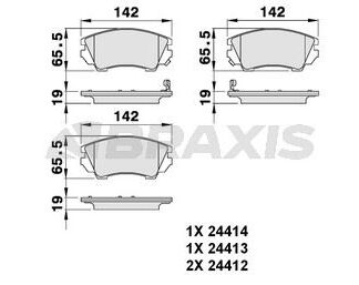 ON FREN BALATASI INSIGNIA ASTRA J ZAFIRA C 17 INCH JANT