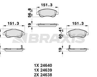 ON FREN BALATASI HONDA CRV 2007-2012 CRV 2012->