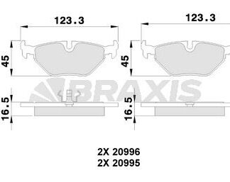 FREN BALATASI ARKA BMW E36 Z3 E32 E34 E36 M3 E34 M5