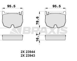 FREN BALATASI ON C219 CLS 55 AMG 05>10 W211 E55 AMG 02>08 W220 S65 AMG 01>05
