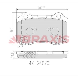 FREN BALATASI ARKA 300 C 04> 12 GRAND CHEROKEE 04> CHEVROLET CAMARO 6.2 09>