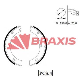ARKA FREN PABUCLU BALATA SPRINTER 906 06>16 CRAFTER 06>16 (TEK TEKER)
