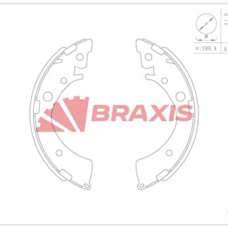 FREN BALATASI ARKA KAMPANA CIVIC V 91-95 CIVIC VI 95-01 CIVIC VII 01-05 HR-V 98-> LOGO 99-02 (200×36)