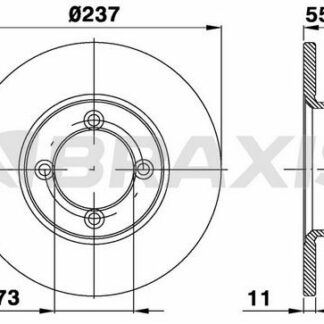 ON FREN AYNASI ASTRA F 1,4 1,6 VECTRA CORSA A / B 1,2 1,3 1,4 1,5D 1,5TD 1,6I 1,6GSI