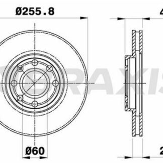 ON FREN DISKI (4 BIJON) ASTRA G 1,6I 16V 98>