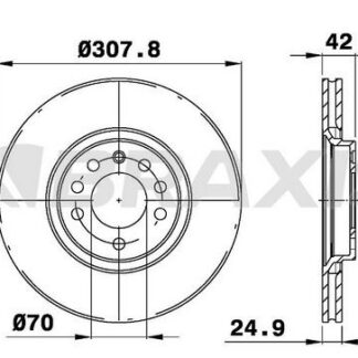 ON FREN DISK AYNASI (5 BIJON) ASTRA G / H ZAFIRA B CORSA D CORSA E ZAFIRA B ADAM