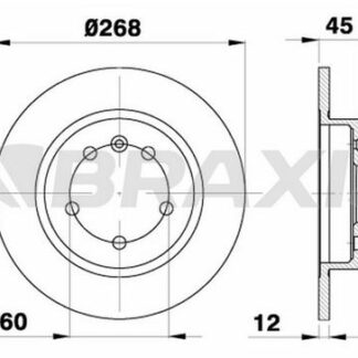 ARKA FREN DISK AYNASI ASTRA CRUZE J 1.3 CDTI / 1.4 / 1.4 TURBO / 1.6 / 1.6 SIDI / 1.7 CDTI / 2.0 CDTI 12 / 09