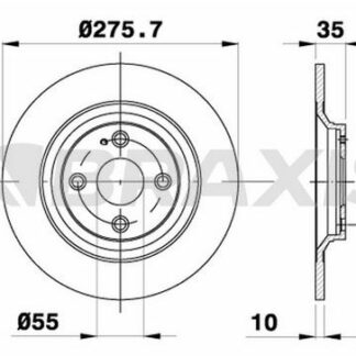 ARKA FREN DISK AYNASI MAZDA MX5 1.6I 1.8I