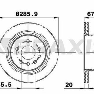 ARKA FREN DISK AYNASI HAVALI OMEGA B 2.6 V6 / 3.2 V6 09 / 00 07 / 03 OMEGA B KOMBI 2.6 V6 / 3.2 V6 09 / 00 07 /